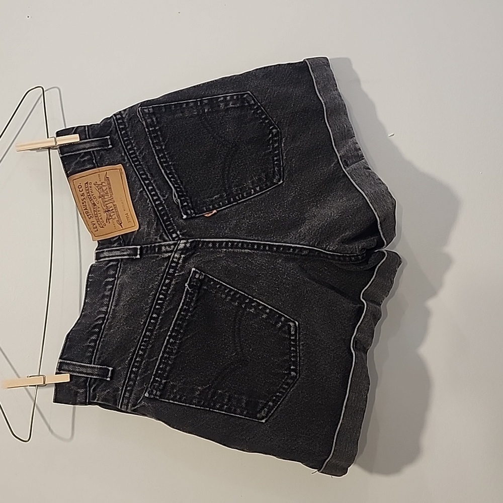 P.3 Levi Strauss 954 Charcoal Jean Shorts Size: 5 - Picture 4 of 4